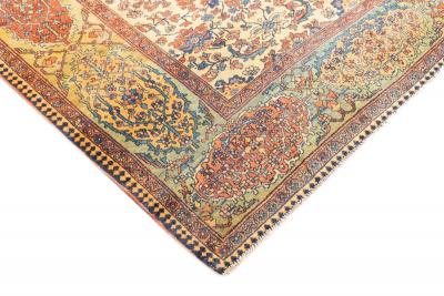 Antique Farahan Sarouk Rug 8 7 x 10 5 
