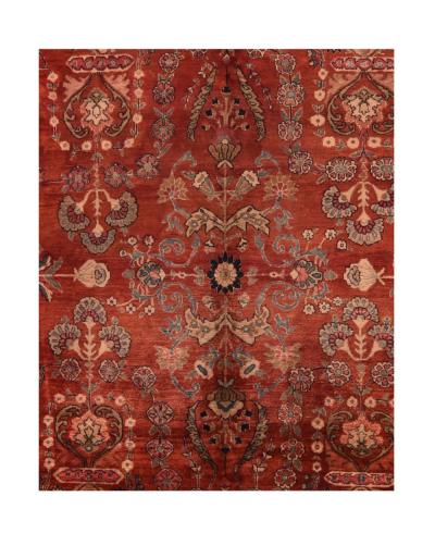 Antique Farahan Sarouk Rug 8 8 x 11 11 