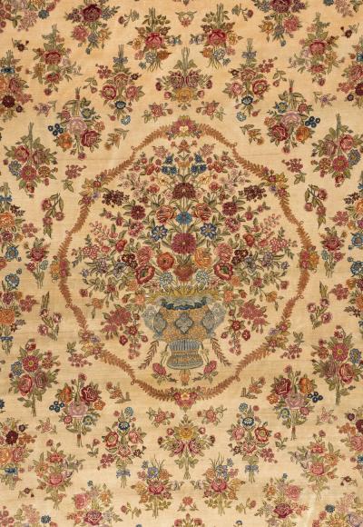 Antique Fine Persian Isfahan Rug 7 10 x 11 7 