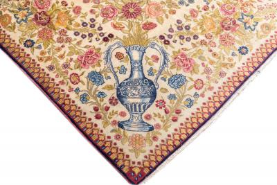 Antique Fine Persian Isfahan Rug 7 10 x 11 7 