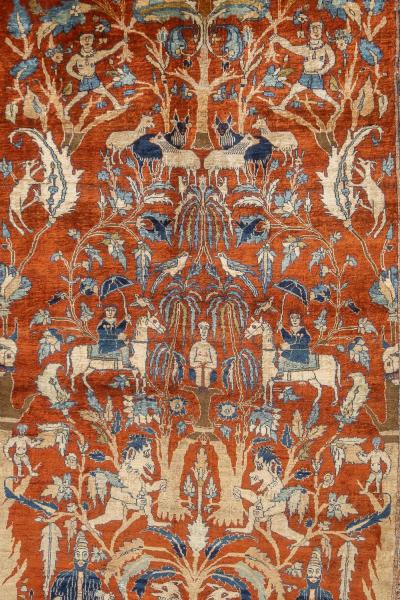 Antique Fine and Rare Persian Heriz Rug 5 4 x 7 9 