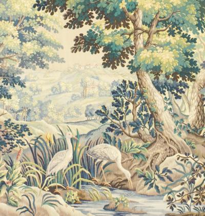 Antique French 18th Century Tapestry 6 7 x 9 3 