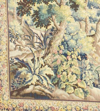 Antique French 18th Century Tapestry 6 7 x 9 3 