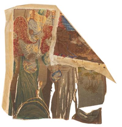 Antique French Tapestry 3 5 x 3 8 