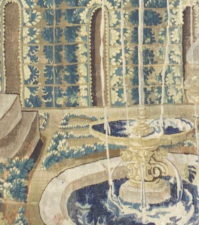 Antique French Tapestry 3 5 x 7 1 