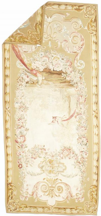 Antique French Tapestry 4 7 x 10 3 