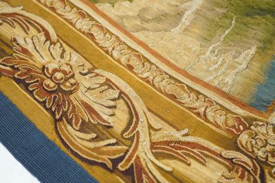 Antique French Tapestry 7 11 x 10 4 