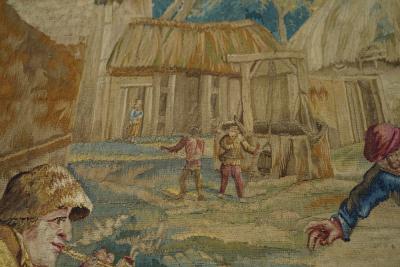 Antique French Tapestry 8 5 x 10 6 