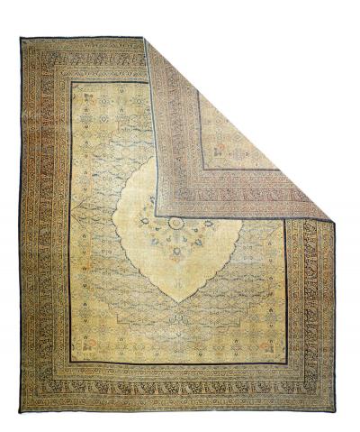 Antique Haji Jalili Tabriz Rug 11 1 x 13 10 