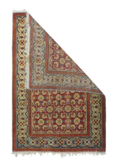 Antique Haji Jalili Tabriz Rug 3 7 x 5 3 