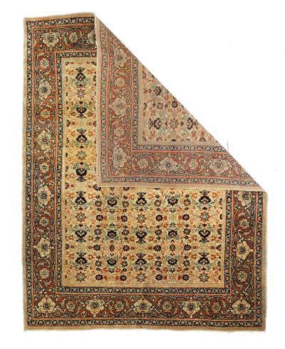 Antique Haji Jalili Tabriz Rug 4 2 x 5 3 