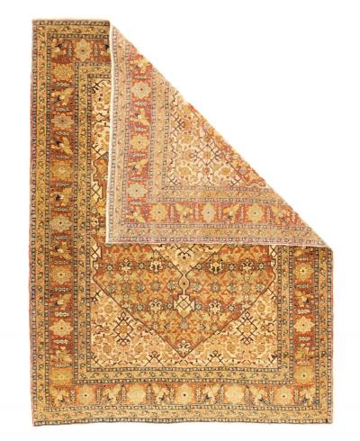 Antique Haji Jalili Tabriz Rug 4 2 x 5 6 