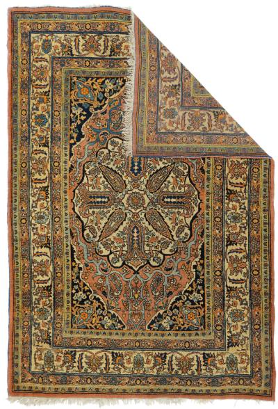 Antique Haji Jalili Tabriz Rug 4 4 x 6 3 