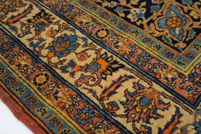 Antique Haji Jalili Tabriz Rug 4 4 x 6 3 