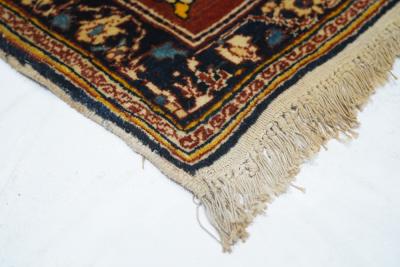 Antique Haji Jalili Tabriz Rug 4 5 x 5 11 