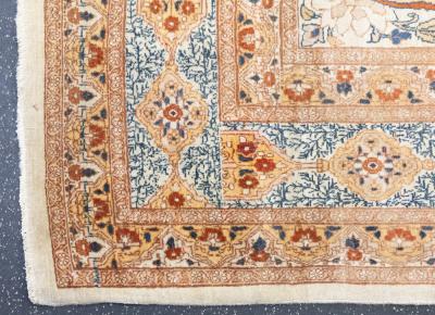 Antique Haji Jalili Tabriz Rug 8 9 x 12 1 