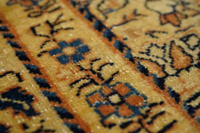 Antique Haji jalili Tabriz Rug 9 5 x 10 7 