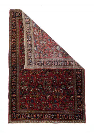 Antique Halvai Bijar Rug 4 7 x 7 0 