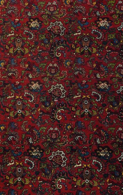 Antique Halvai Bijar Rug 4 7 x 7 0 