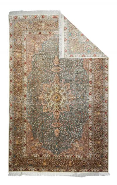 Antique Hereke Rug 8 5 x 13 9 