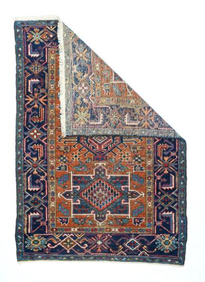 Antique Heriz Rug 3 1 x 4 6 
