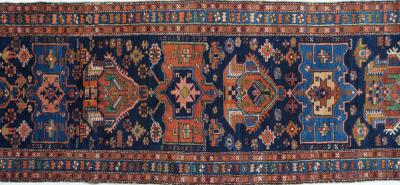 Antique Heriz Rug 3 10 x 13 6 