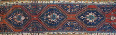 Antique Heriz Rug 3 5 x 11 8 