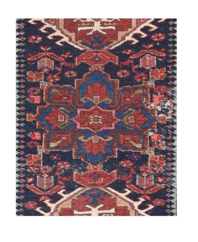 Antique Heriz Rug 30 x 50
