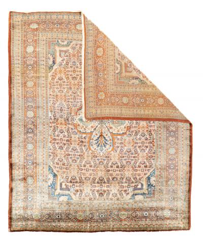 Antique Heriz Rug 4 6 x 5 5 