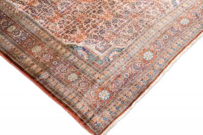 Antique Heriz Rug 4 6 x 5 5 
