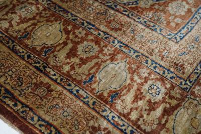 Antique Heriz Rug 4 7 x 6 1 