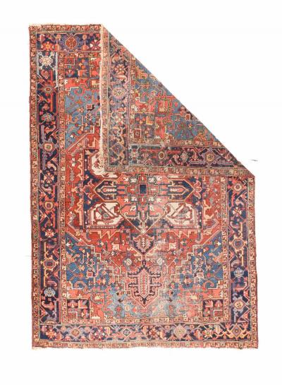 Antique Heriz Rug 6 8 x 9 10 