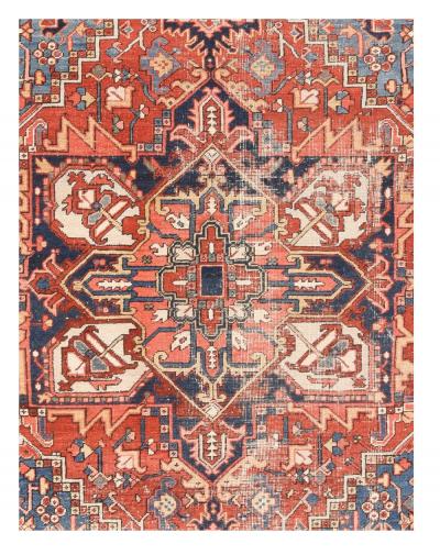 Antique Heriz Rug 6 8 x 9 10 