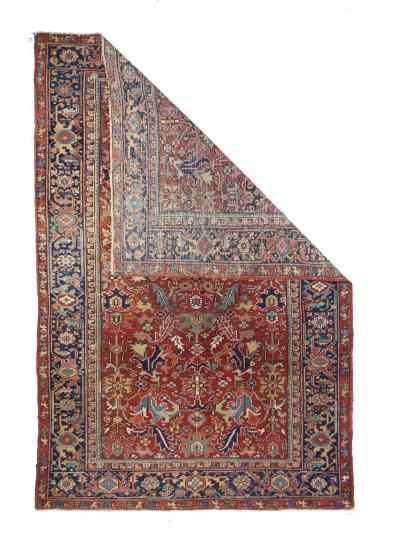 Antique Heriz Rug 6 8 x 9 11 