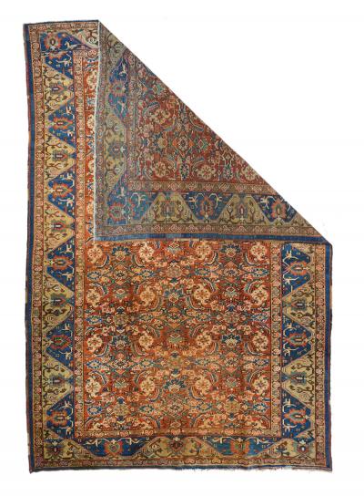 Antique Heriz Rug 77 x 118