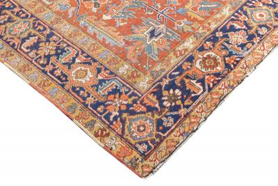 Antique Heriz Rug 9 2 x 12 2 