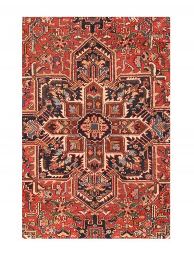Antique Heriz Rug 9 3 x 12 3 