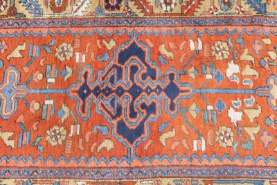 Antique Heriz Runner 3 3 x 14 7 