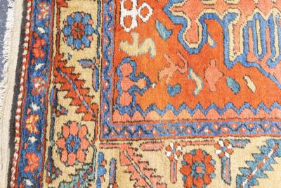 Antique Heriz Runner 3 3 x 14 7 