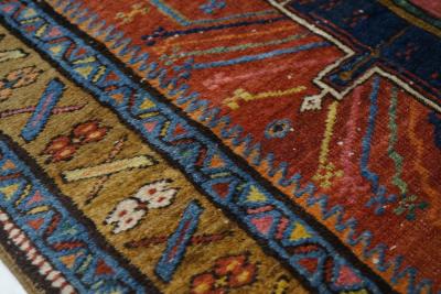 Antique Heriz Runner 3 5 x 10 4 