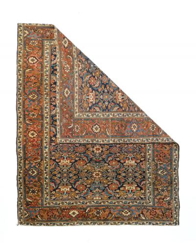 Antique Heriz Serapi Rug 4 9 x 6 0 
