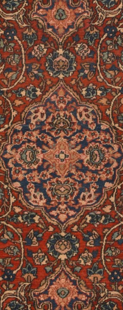 Antique Isfahan Rug 3 4 x 4 11 