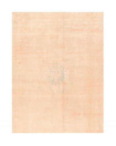 Antique Ivory Oushak Rug 9 0 x 12 2 