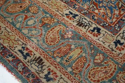 Antique Jali Jalili Tabriz Rug 4 0 x 5 11 