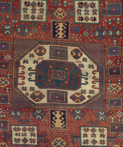 Antique Karabagh Kazak Rug 57 x 68