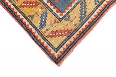 Antique Karachov Kazak Rug 5 5 x 6 10 