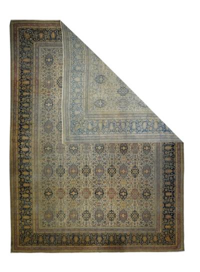 Antique Kashan Rug 10 3 x 13 6 
