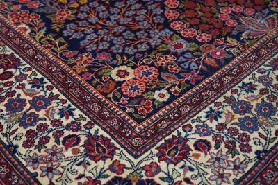 Antique Kashan Rug 4 5 x 6 9 