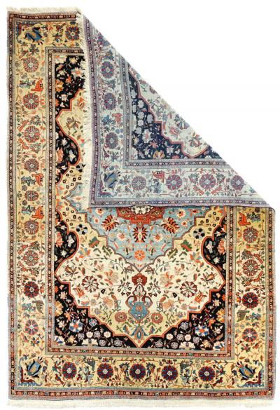 Antique Kashan Rug 46 x 63