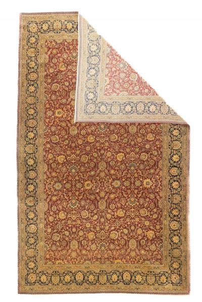 Antique Kashan Rug 6 5 x 10 6 